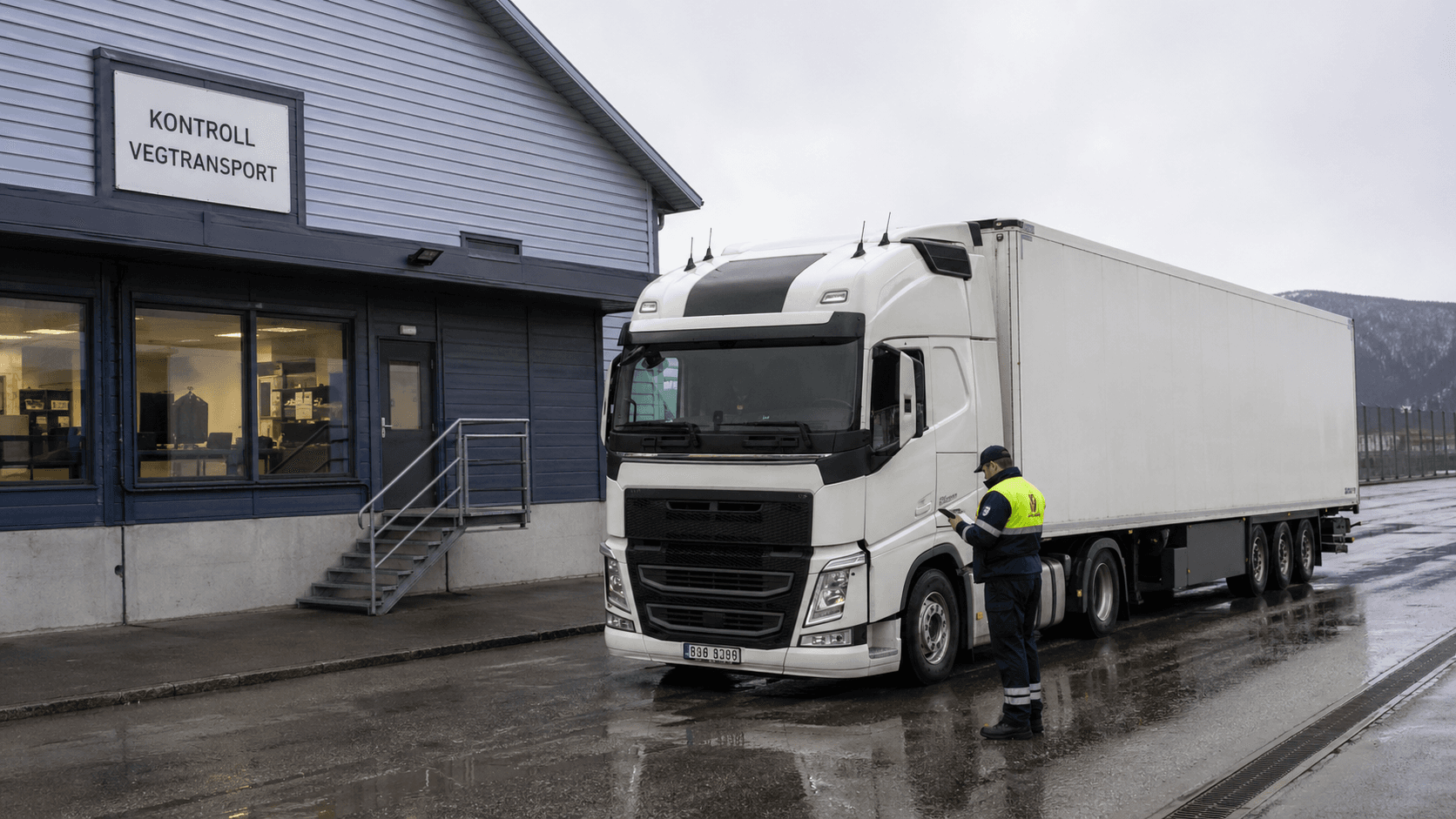 Lastbil på väg - Trafiktillstånd: vad krävs och hur ansöker du?